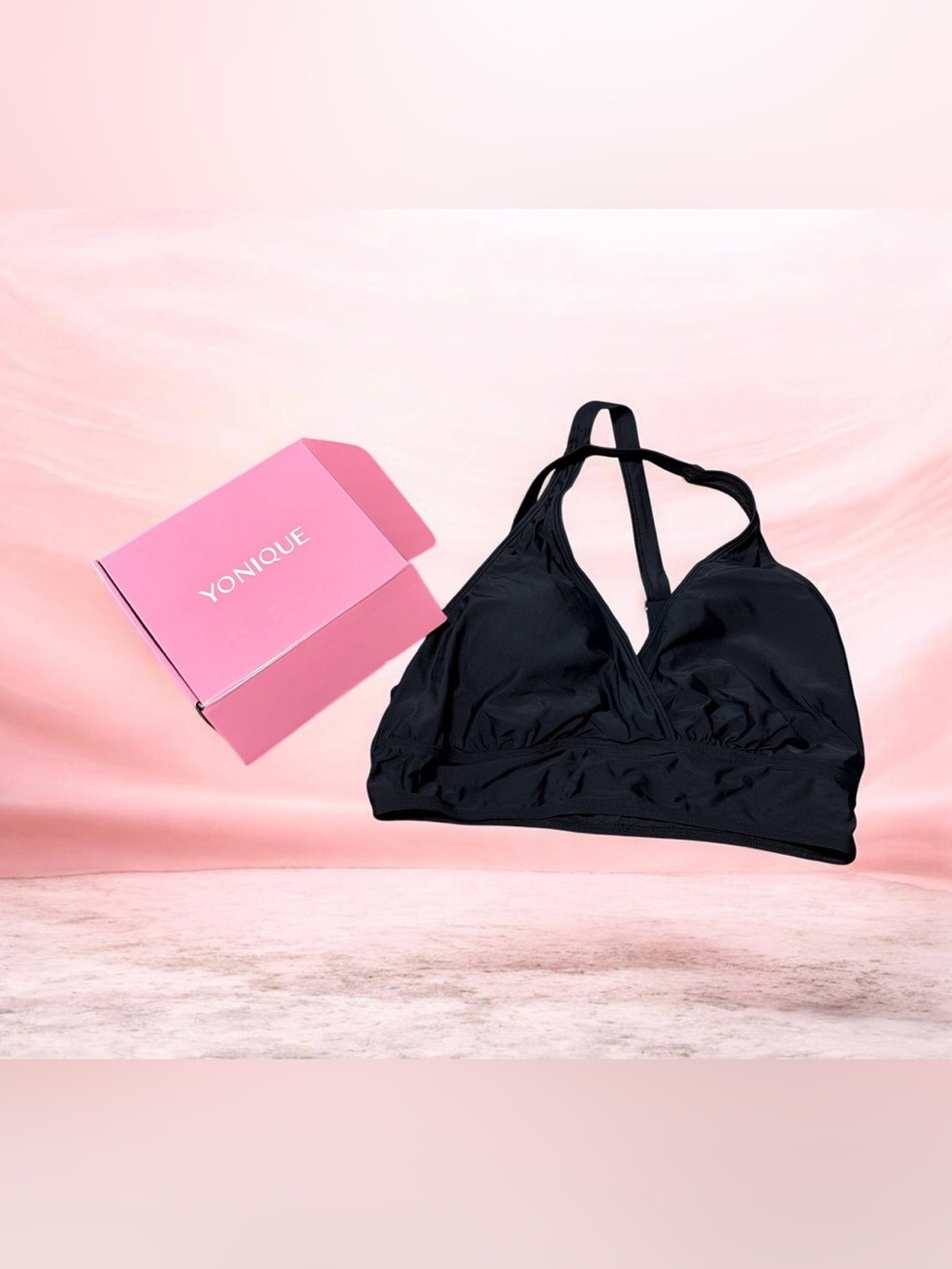 Younique Black Wireless Bralette - Soft Racerback Support